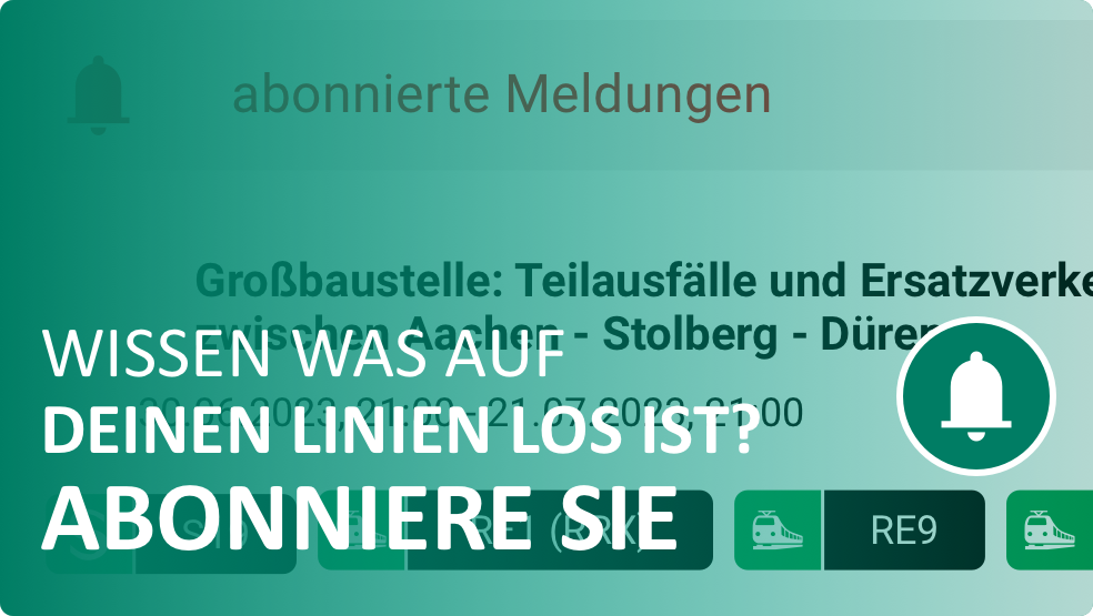 VRS-App: Erklär-Grafik zur Funktion "Linieninfos abonnieren"