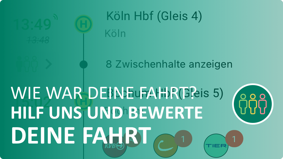 VRS-App: Erklär-Grafik zur Funktion "Fahrt bewerten"