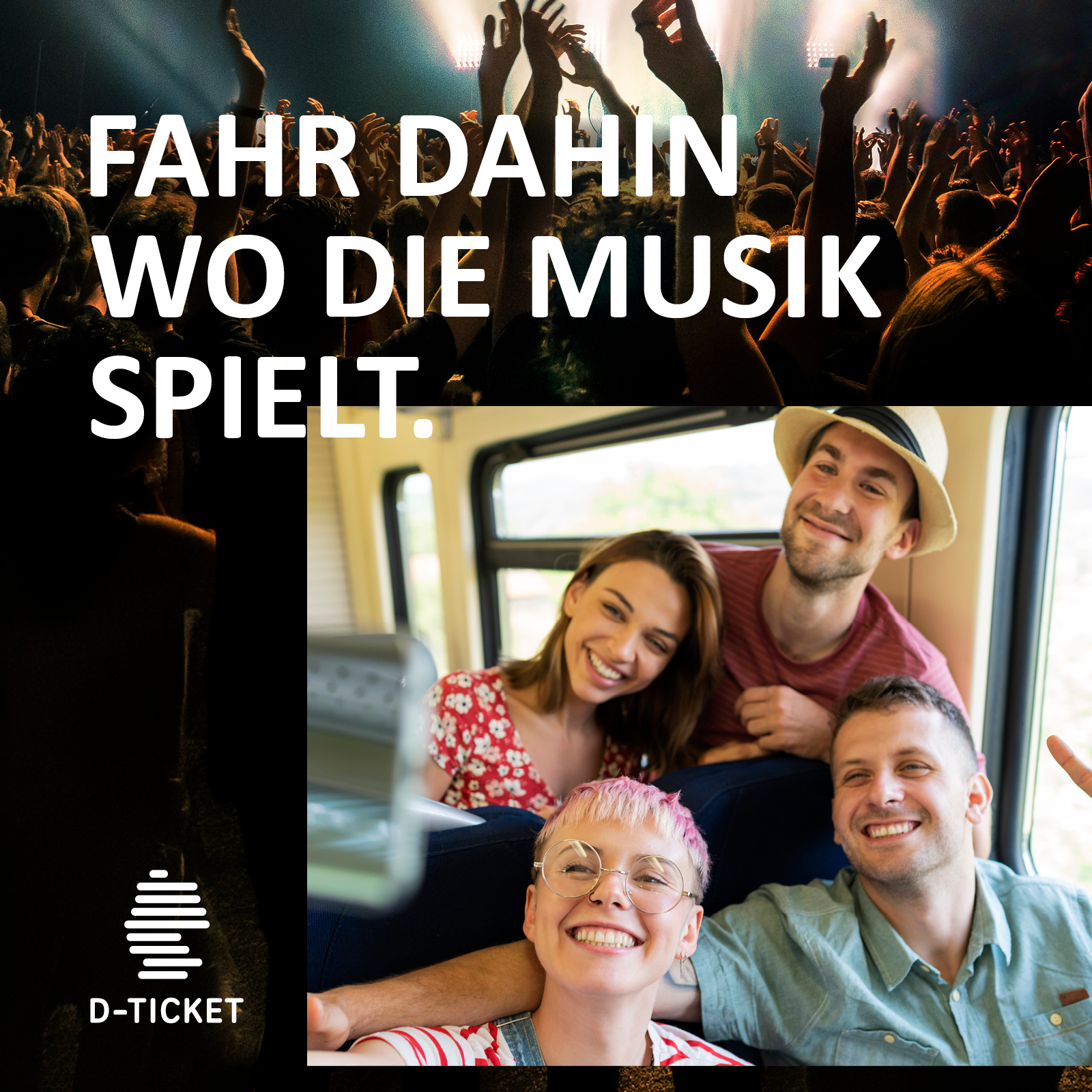 Fahr dahin wo die Musik spielt.