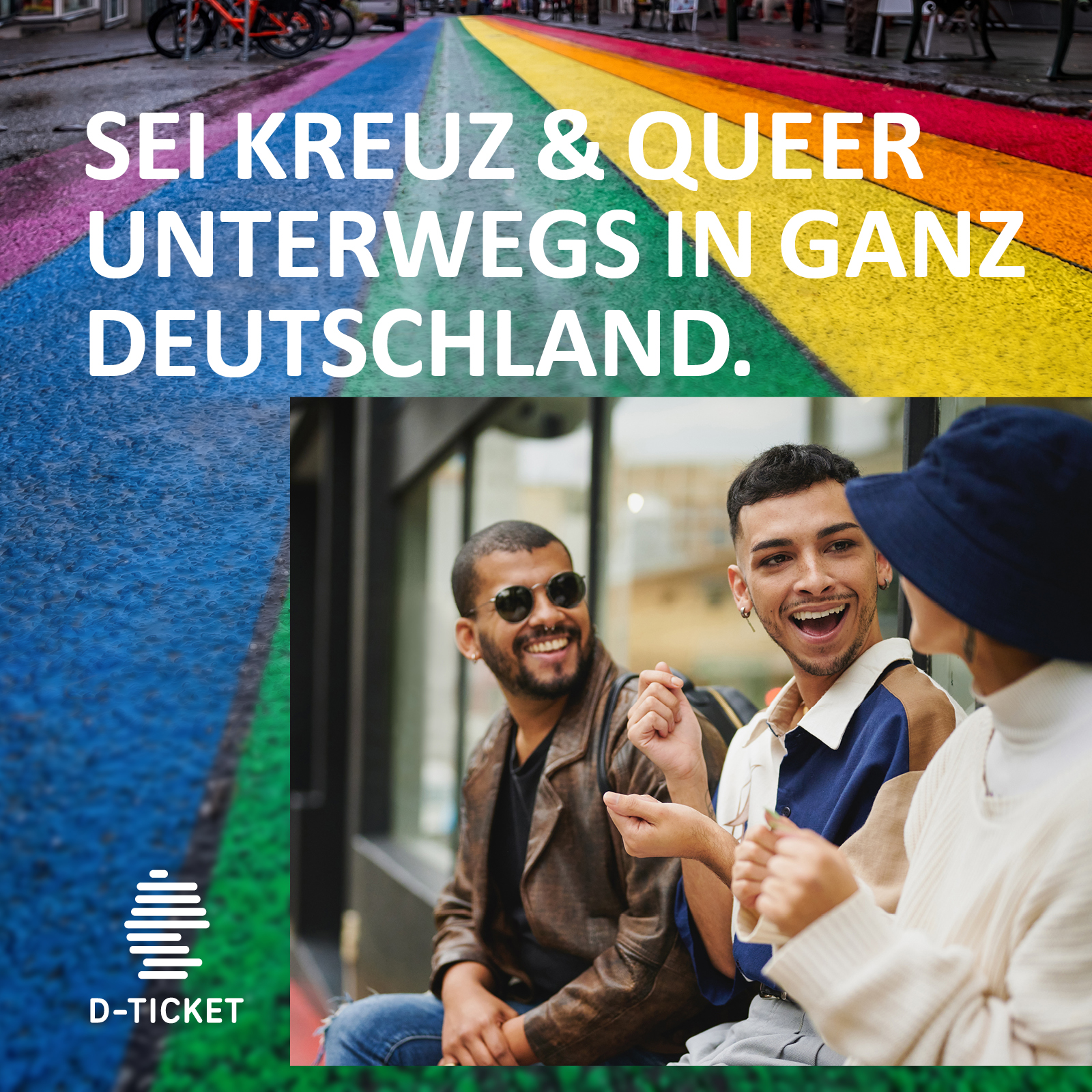 Sei kreuz und queer unterwegs in ganz Deutschland.