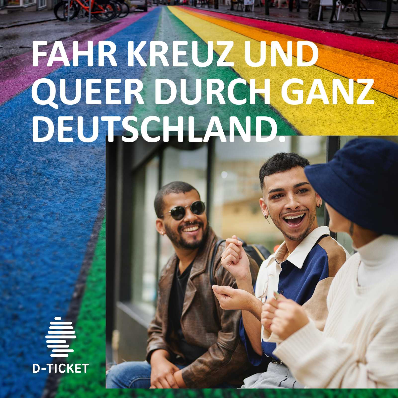 Sei kreuz und queer unterwegs in ganz Deutschland.