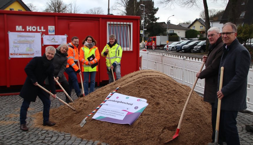 Spatenstich Mobilstation Bad Honnef-Himberg