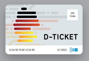 Das DeutschlandTicket - Chipkarte